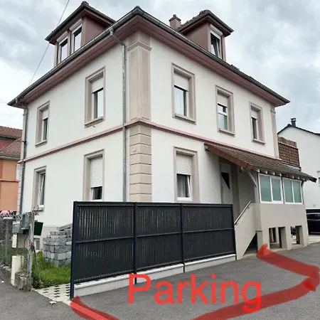 Bes Confort - 80 M2, Terrasse, Parking, Netflix Wittenheim